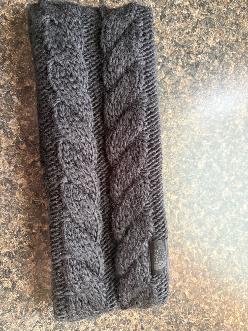 The North Face Women’s Black Cable Knit Headwrap
